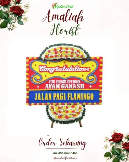 Sewa Papan Bunga Kanten